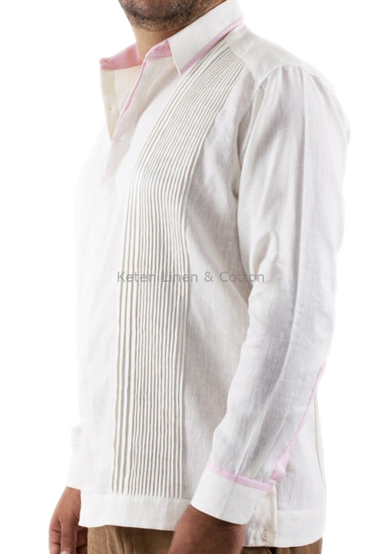 guayabera rosa