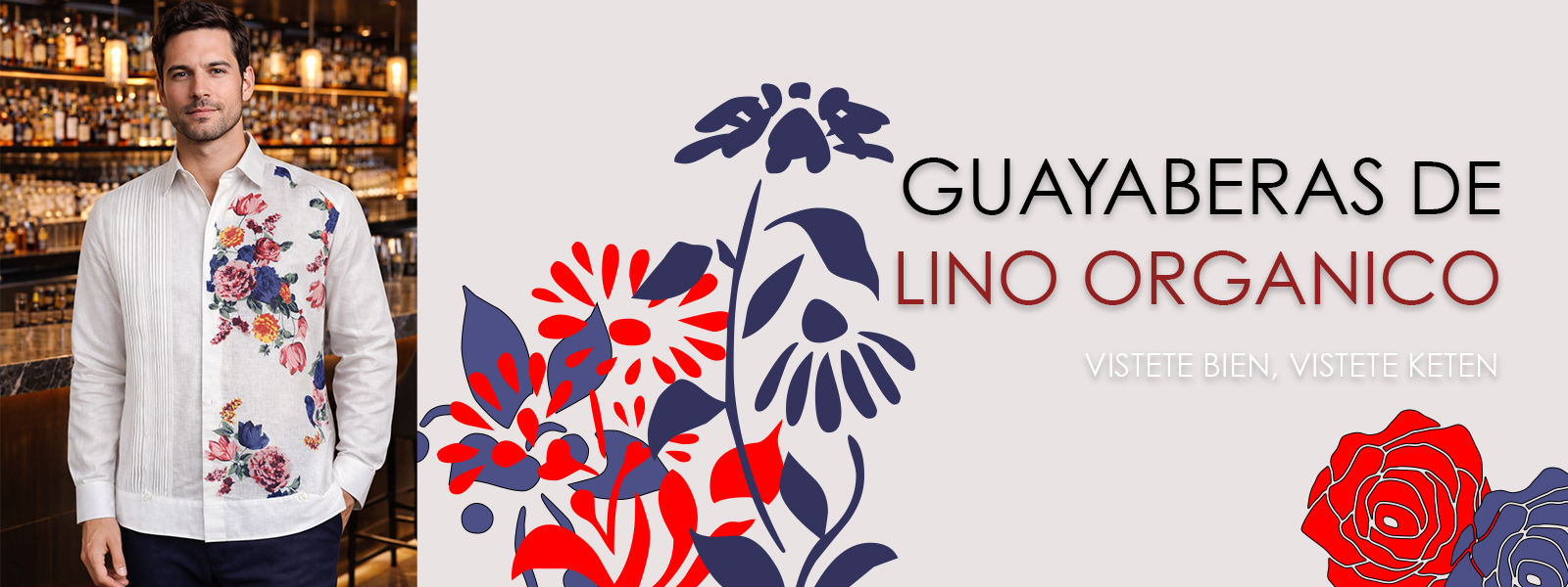 GUAYABERAS DE LINO ORGANICO