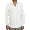 Guayabera de Lino Con Encaje y Alforzas HOMBRE