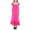 Hand Made Crochet-Paneled Cotton Maxi Dress DRESSES