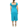 Vestido Largo Azul de Lino 100% VESTIDOS