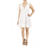 Short Dress with White Pleats DRESSES