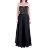 Sequined Black Egyptian Cotton Maxi Dress DRESSES