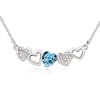 Pretty Swarovski Hearts Necklace JEWELRY