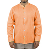 Camisa Color Naranja con Detalles en Amarillo CAMISAS