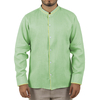 Camisa 100% Lino Color Verde Mojito CAMISAS