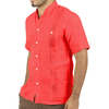 Coral Linen Short Sleeve Shirt SHIRTS