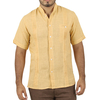 Casual Yellow Linen Shirt SHIRTS