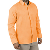 Camisa de Hombre Manga Larga Naranja CAMISAS