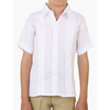 100% Linen White Short-Sleeved Shirt (Kids) SHIRTS