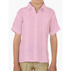 Camisa Manga Corta Para Niños Color Rosa CAMISAS