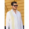 Guayabera de Lino Con Encaje y Alforzas HOMBRE