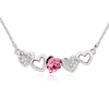 Pretty Swarovski Hearts Necklace JEWELRY