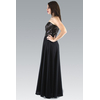 Sequined Black Egyptian Cotton Maxi Dress DRESSES