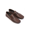 Handmade Leather Penny Loafers, Brown SHOES FOR MEN