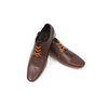 Handmade Cognac Leather Oxford Shoes SHOES FOR MEN