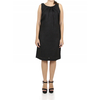 Black Short Linen Dress WOMEN