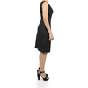 Black Short Linen Dress WOMEN