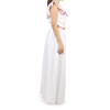 Long White Dress With Hand Embroidery WOMEN