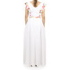 Long White Dress With Hand Embroidery WOMEN