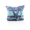 Artisan Made Metalic Blue Aqua Waist Loom Handbag BAGS & POUCHES