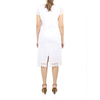 White Cotton Dress with Lace DRESSES