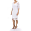 Cute White Cotton Lace Dress DRESSES