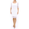 Cute White Cotton Lace Dress DRESSES