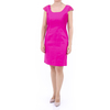 Premium Fuchsia Color Linen Dress DRESSES
