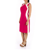 Beautiful Linen Dress 100% in Fucshia Color DRESSES