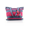 Handmade Gray Pink Waist Loom Handbag BAGS & POUCHES