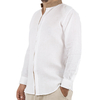 Camisa Con Cuello Mao de Lino Color Blanco CAMISAS
