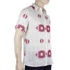 100% White Linen Shirt Embroidered and Short Sleeve SHIRTS