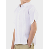 100% Linen White Short-Sleeved Shirt (Kids) SHIRTS
