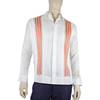 Hermoso Guayabera De Lino Con Bordado A Mano GUAYABERAS 