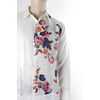 Hand Made Linen Flower Printed Guayabera Cuban Shirt GUAYABERAS