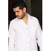 Natural High Quality Linen Presidential Guayabera Shirt GUAYABERAS