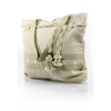 Bolso Artesanal Beige con Blanco Telar De Cintura BOLSAS & CARTERAS