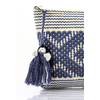 Blue Handmade Waist Loom Pouch BAGS & POUCHES