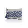 Blue Handmade Waist Loom Pouch BAGS & POUCHES