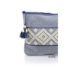 Hermoso Bolso / Pouch Azul Telar De Cintura BOLSAS & CARTERAS