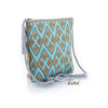 Blue Beige Shoulder Pouch Waist Loom BAGS & POUCHES