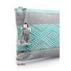 Handmade Gray Waist Loom Pouch Folkart BAGS & POUCHES