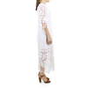 White Cotton Dress With Lace WOMEN