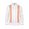 Italian Linen Hand Embroidered Guayabera Shirt GUAYABERAS