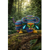 Artisan Made Handmade and Hand-Painted Mexican Bull Wood Alebrije ALEBRIJES - CARVED PIECES