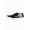 Casual Coffee Color Shoes with Ornamental Detail SHOES FOR MEN