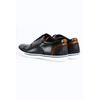 Black Shoes With Aztec Ornamental Detail SHOES FOR MEN