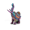 Beautiful Handmade and Hand-Painted Mexican Elephant Wood Alebrije ALEBRIJES - CARVED PIECES