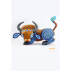 Bull Alebrije Hand Carved Wood / Hand Painted Mexican Bull ALEBRIJES - CARVED PIECES